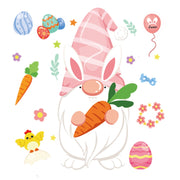 Cute Cartoon Easter Bunny Stickers
