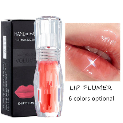 Natural mint lip gloss 3D crystal doodle lip gloss