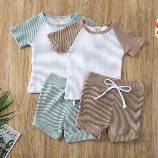 Shirt Shorts 2pcs For Baby Clothes Boy Kids Boys Clothing