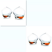 Crystal Wine Glass Cup Wide Belly Whiskey Glass Drinking Tumbler Cocktail Wine Glass