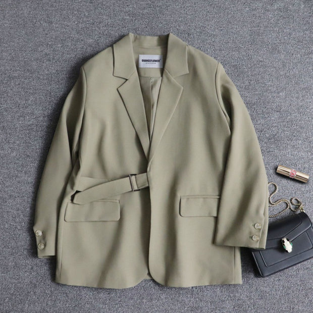 Loose Small Suit Jacket Women's Fashion Temperament Design Sense Niche Casual Suits