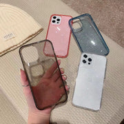 Compatible with Apple, Flash Pink Apple 12 Case Hard Case Iphone 11 Sets 12pro Simple Women's Model