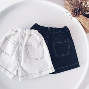 Children'S Clothing Spring And Summer Boys And Girls Jeans New Hot Pants Children'S Casual Five-Point Pants Baby Pants