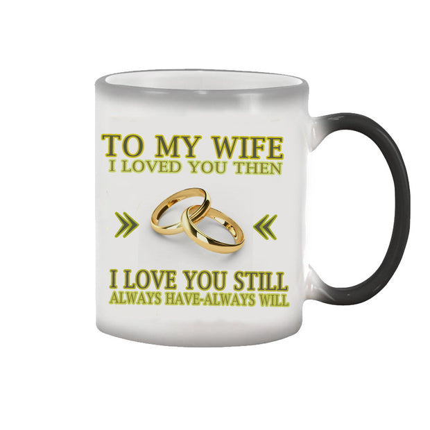 Wedding Anniversary Gift Mug Color Changing Mug