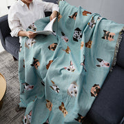 Blanket Cover Blanket Spring And Autumn Air Conditioning Nap Blanket