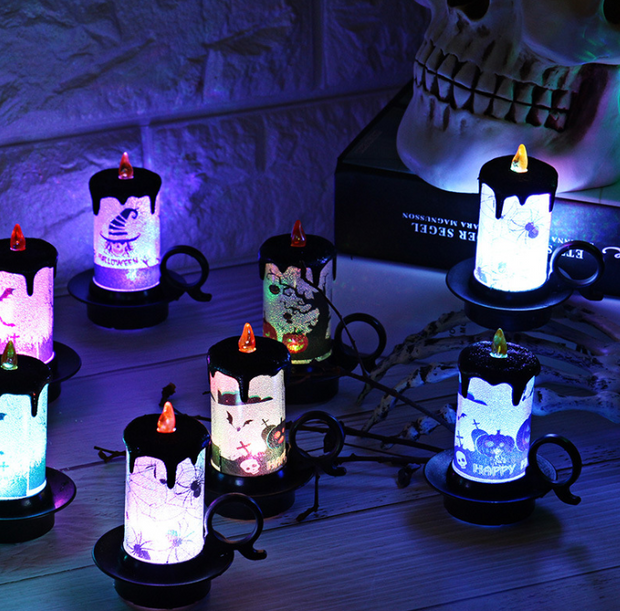 Halloween Decoration Props Candle Light Candle Cup LED Electronic Candle Light