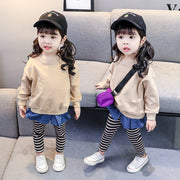 Girls long sleeve two-piece suit