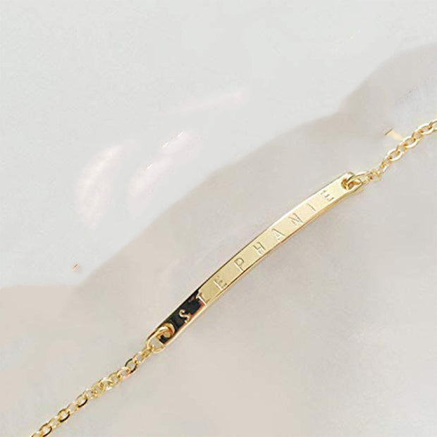 Sterling Silver Jewelry Fashion Personalized Custom Bracelet Gift