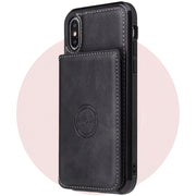 Card wallet leather case phone case