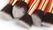 Set of 15 marbling makeup brushes