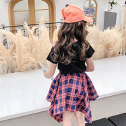 Children's sports short-sleeved children's clothing fashion little girl clothes