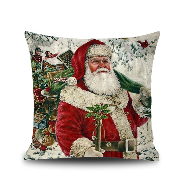 Cartoon christmas pillow pillow