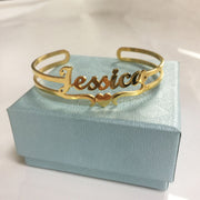 Stainless Steel Bracelet Custom Name Letters