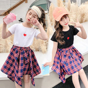 Children's sports short-sleeved children's clothing fashion little girl clothes