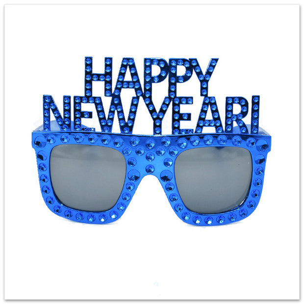 HAPPY NEW YEAR Funny Glasses NEW YEAR Party Glasses