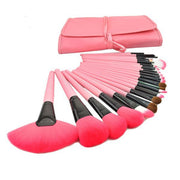 24 Makeup Brushes 24 Wood Color Makeup Brushes 24 Horse Hair Sets Pack Makeup Tools