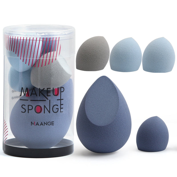 Set Of Powder Puff Dry Wet Face Puff Makeup Egg