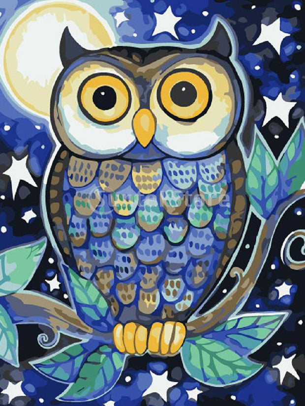 Home Decoration Owl Theme Diamond Painting