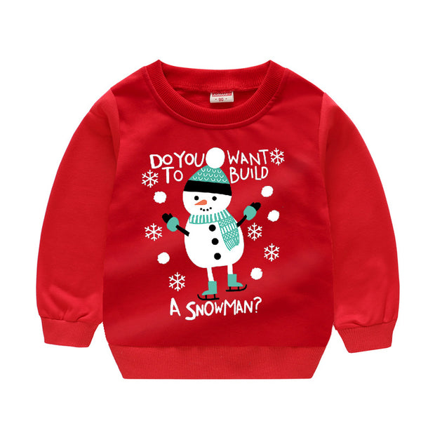 Christmas Casual Children Sweater Holiday Clothing