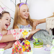 50 Easter Candy Plastic Gift Bag Baking Happy Easter Party 4 Models