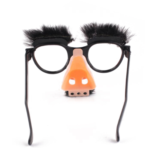 Halloween spoof glasses hairy sexy ball glasses single party spoof funny glasses