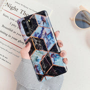 Suitable for Huawei electroplating geometric mobile phone case