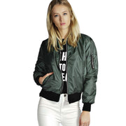 Solid color short style vertical collar leisure zipper jacket jacket jacket jacket jacket