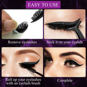 Self-Adhesive Glue-Free Eyelash Liner Set