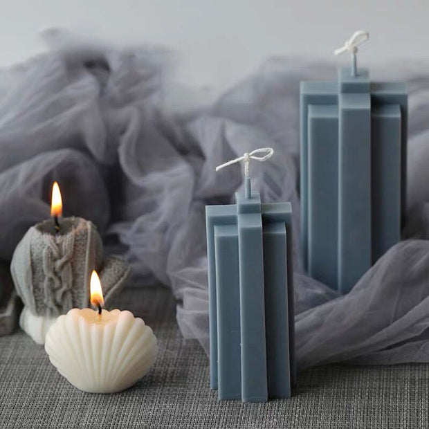 Acrylic block candle mould
