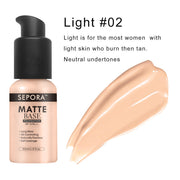 Isolate Waterproof Natural Concealer Base Makeup Matte Liquid Foundation Oil Control Foundation Cream