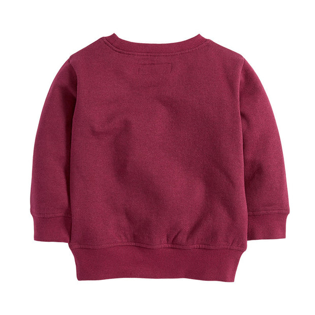 Children Long-sleeved Sweater Round Neck Embroidery