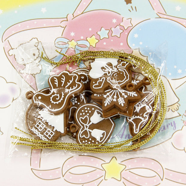 Gingerbread Snowflake Animal Crafts Pendant