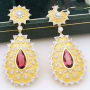 Custom 925 Silver Luxury Earrings