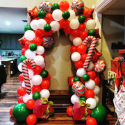 Christmas Theme Holiday Party Decoration Balloon Set
