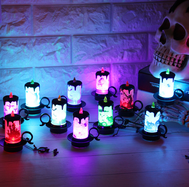 Halloween Decoration Props Candle Light Candle Cup LED Electronic Candle Light