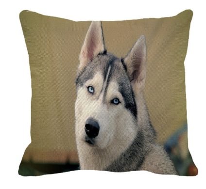 Husky pillow custom funny pillowcase