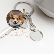 Custom Engrave Pet Name Photo Necklace