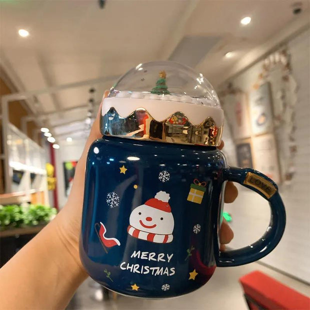 Christmas Gift Ceramic Mug Large Capacity
