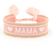 Mother's Day Woven Bracelet Flannel Mother's Day Commemorative Gift Carrying Strap