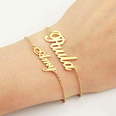Personalized Creative Stainless Steel Custom Cut Name Bracelet