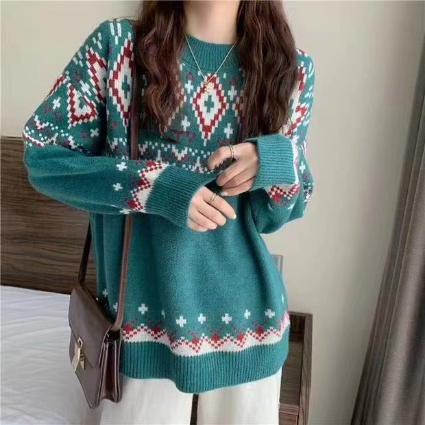 Sweater Loose Pullover Christmas Sweater