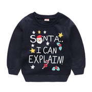 Christmas Casual Children Sweater Holiday Clothing