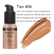 Isolate Waterproof Natural Concealer Base Makeup Matte Liquid Foundation Oil Control Foundation Cream