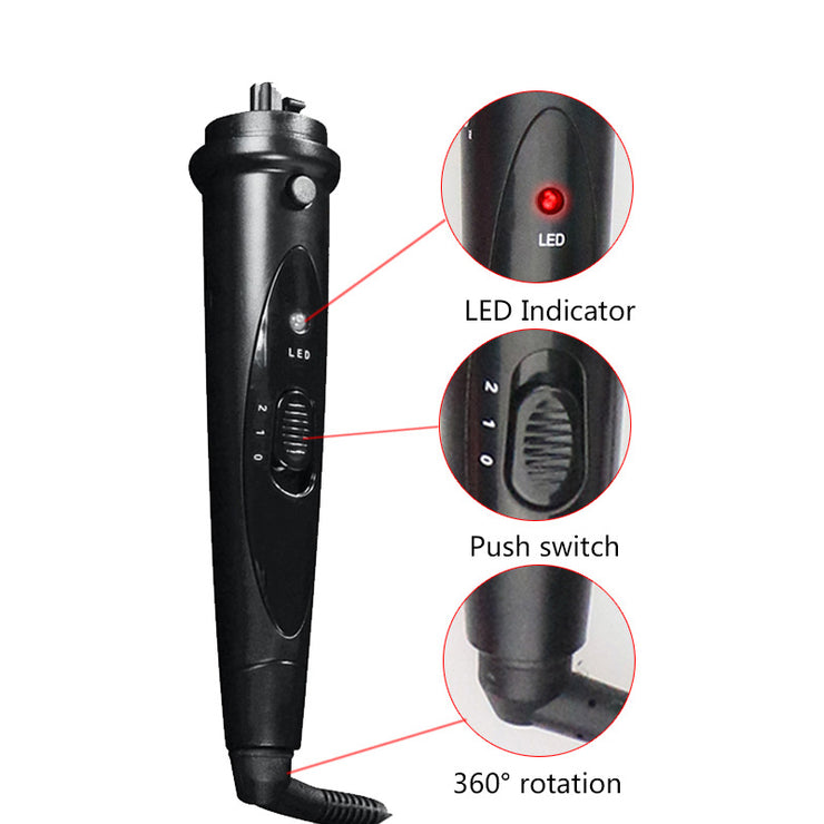 Multifunction Fast Heating Hair Curler 6in1 Interchangeable Ceramic Hair Styling Crimper Hair Curler Iron Sets