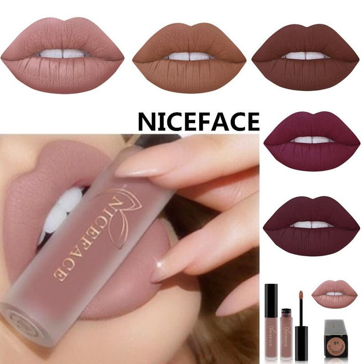 NICEFACE Waterproof Matte liquid Lipstick Long Lasting