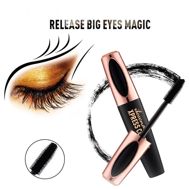 4D Waterproof Mascara  Sweatproof Thick Curls Long No Fading No Blooming Beauty Makeup