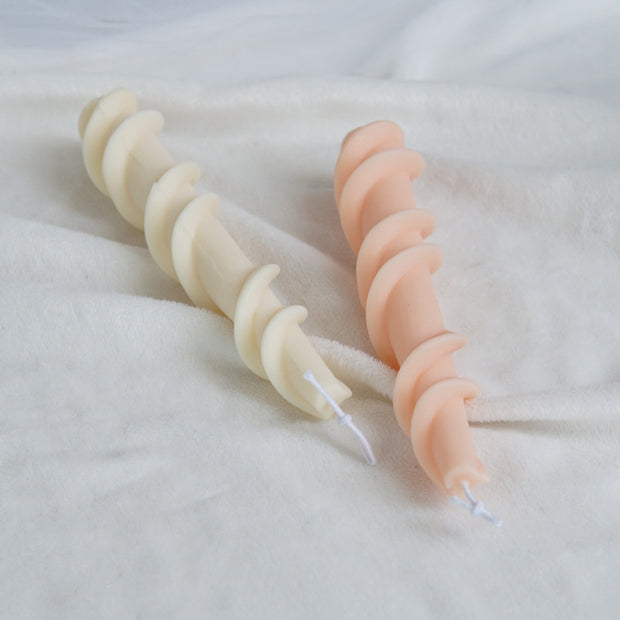 Screw Wax Silicone Mold Rotating Lace Candle Mold