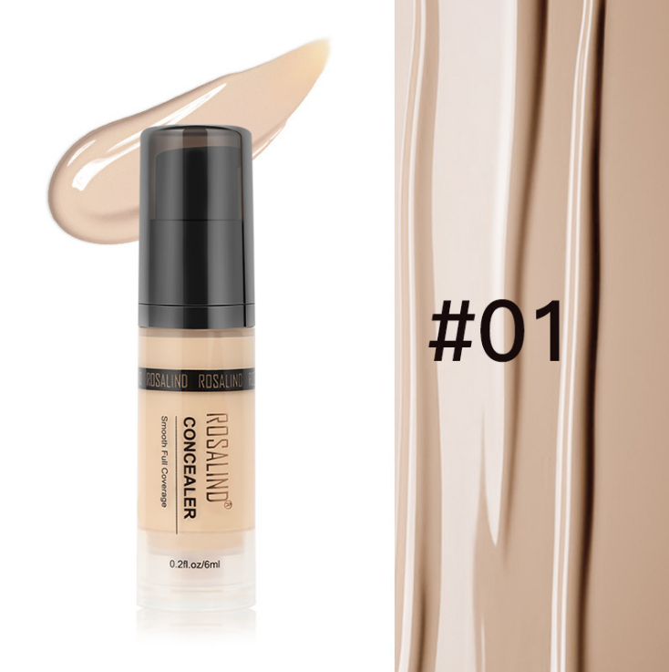 ROSALIND Fearless Silky Concealer Covers Dark Circles and Acne Marks Concealer Pen Lip Primer