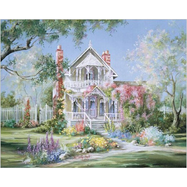 Beautiful Heavenly House - DIY Painting By Numbers Kit