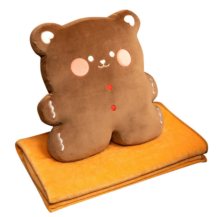 Gingerbread Man Pillow Plush Toy Biscuit Bear Doll